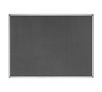 Bi-Office Earth Felt Noticeboard Non Magnetic Wall Mounted 120 (W) x 1.2 (D) x 90 (H) cm MDF (Medium-Density Fibreboard) Grey