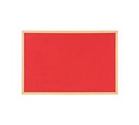 Bi-Office Earth Noticeboard Non Magnetic 120 (W) x 1.9 (D) x 120 (H) cm Red