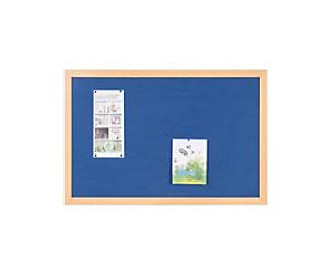 Bi-Office Earth Prime Felt Noticeboard Non Magnetic Wall Mounted 180 (W) x 1.9 (D) x 120 (H) cm MDF (Medium-Density Fibreboard) Blue