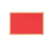 Bi-Office Earth Prime Notice Board Wall Mounted Felt 180 (W) x 120 (H) cm Medium-Density Fibreboard Red