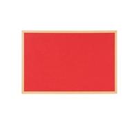 Bi-Office Earth Red Felt Notice Board E