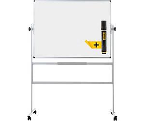Bi-Office Earth Revolving Board Freestanding Magnetic Enamel Double Sided 120 (W) x 90 (H) cm