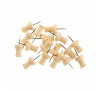 Bi-office Earth Wood Push Pins Pack 20