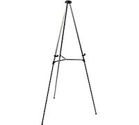 Bi-Office Easel Freestanding 86 (W) x 165 (H) cm Silver
