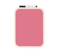 Bi-Office Easy Magnetic Fuschia Board, 21,6x27,9cm, Lacquered Steel Surface, Beige Plastic Frame