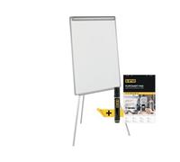 Bi-Office Flipchart Tripod Easel Easy, Non Magnetic, Aluminium Frame, Grey, A1 (60 x 85 cm)