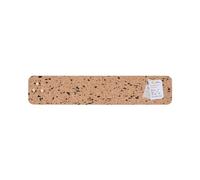 Bi-Office Eco Frameless Cork Board, 50x10cm, Double-Sided Cork and Cork with Black EVA, Stripe, Frameless