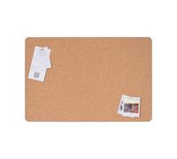 Bi-Office Eco Frameless Cork Notice Board 60 x 40 cm Double-Sided Cork with Black EVA Rectangle