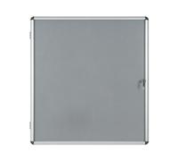 Bi-Office Enclore Combonet Display Case Acrylic Aluminium Frame 12xA4