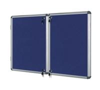 Bi-Office Enclore Fire Retardant Blue Lockable Door Top Hinged 32xA4