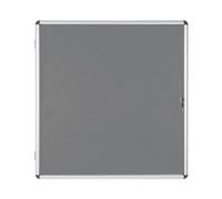 Bi-Office Enclore Lockable Board Grey F