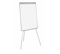 Bi-Office Flipchart Tripod Easel Easy, Magnetic, Slim Aluminium Frame, Grey, Euro (70 x 100 cm)