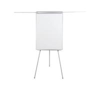 Bi-Office Flipchart Tripod Easel Easy with extendable arms, Non Magnetic, Aluminium Frame, Grey, A1 (60 x 85 cm)