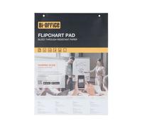 Bi-Office Gridded Flipchart Pad 40 Sheet A1 (Pack of 5) FFL012301