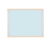 Bi-Office Inka Magnetic Sky Board, 28x21,6cm, Lacquered Steel Surface, Aluminium and Beige Plastic Frame
