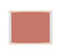 Bi-Office Inka Magnetic Terracotta Board, 58x45cm, Lacquered Steel Surface, Aluminium and Beige Plastic Frame