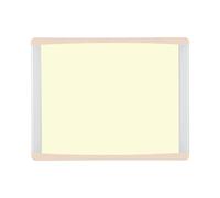 Bi-Office Inka Magnetic Vanilla Board, 35,5x28cm, Lacquered Steel Surface, Aluminium and Beige Plastic Frame