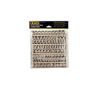 Bi-Office Interchangeable Characters Gold 19 mm