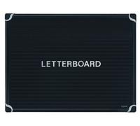 Bi-Office LET02011810 Letter Board with Aluminium Frame 600 x 450 mm