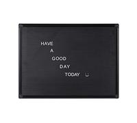 Bi-Office Letterboard Maya, Aluminium Frame, Portrait, Black, 60 x 45 cm