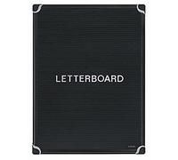 Bi-Office Letterboard Maya, Aluminium Frame, Portrait, Black, 60 x 90 cm