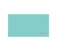 Bi-Office Loop Magnetic Lacquered Steel Frameless 1800mm Caribe