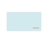Bi-Office Loop Magnetic Lacquered Steel Frameless 2400mm Sky