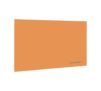 Bi-Office Loop Magnetic Tangerine Board, 150x90 cm, Lacquered Steel Surface, Frameless