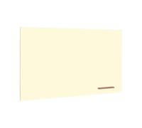 Bi-Office Loop Magnetic Vanilla Board, 150x90 cm, Lacquered Steel Surface, Frameless