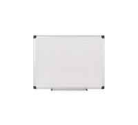 Bi-Office 1200 x 900mm Non-Magnetic Gridded Revolver Board - White