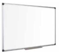 Bi-Office 900 x 600 mm Fire Retardant Maya Aluminium Frame Felt Board - White