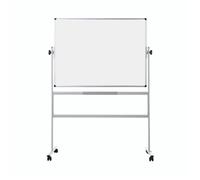 Bi-Office Revolving Whiteboard Double-Sided Lacquered Steel Surface Aluminium St