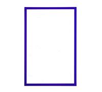 Bi-Office - Magnetic Board, Dry Wipe - 60 x 40 cm 60x40 Violet