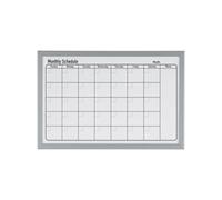 Bi-Office Magnetic Monthly Planner Whiteboard Grey Frame 60x40cm