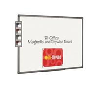 Bi-Office Magnetic Whiteboard 1800x1200mm Aluminium Finish