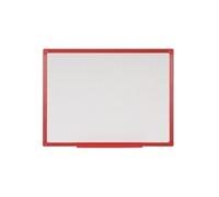Bi-Office Maya Drywipe Gridded Whiteboard Red Frame 240x120cm
