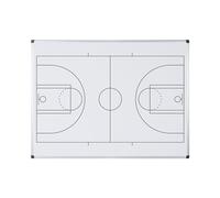 Bi-Office Maya Magnetic Basketball Printed Whiteboard - A3 - Lacquered Steel Printed Surface, Aluminium Frame