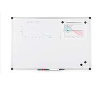 Bi-Office Maya Magnetic Dry Wipe Aluminium Framed Whiteboard 60x45cm