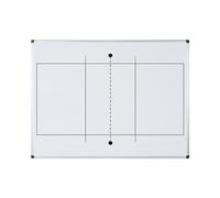 Bi-Office Maya Magnetic Volleyball Printed Whiteboard - A3 - Lacquered Steel Printed Surface, Aluminium Frame