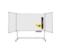 Bi-Office Trio Folding Whiteboard Magnetic Lacquered Steel 200 (W) x 100 (H) cm