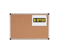 Bi-Office Maya W Cork Notice Board, 120 x 90 cm, Cork Surface, Aluminium Frame