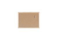 Bi-Office Cork Notice Board Wood Frame 400mm X 300mm
