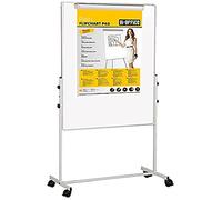 Bi-Office Mobile Duo, Magnetic/Grey Felt, Vertical Aluminium Frame, 70 x 120 cm