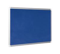 Bi-Office New Generation Blue Felt Notice Board, 90 x 60 cm, Aluminium Frame
