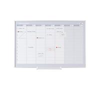Bi-Office New Generation Magnetic Perpetual Lot Planning L90 x 60 cm Grey