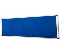 Bi-Office Fire Retardant Notice Board insert notice board Indoor Blue Aluminium