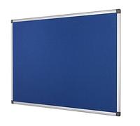 Bi-Office Fire Retardant Notice Board insert notice board Indoor Blue Aluminium