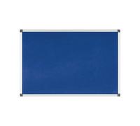 Bi-Office Notice Board Maya, Blue Felt, Aluminium Frame, 120 x 90 cm