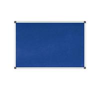Bi-Office Notice Board Maya, Blue Felt, Aluminium Frame, 900 x 600 cm + 24 Del