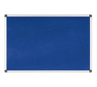 Bi-Office Notice Board Maya, Blue Felt, Aluminium Frame, 900 x 600 cm + 24 Del